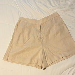 J. Crew Factory Women's Cream Shorts